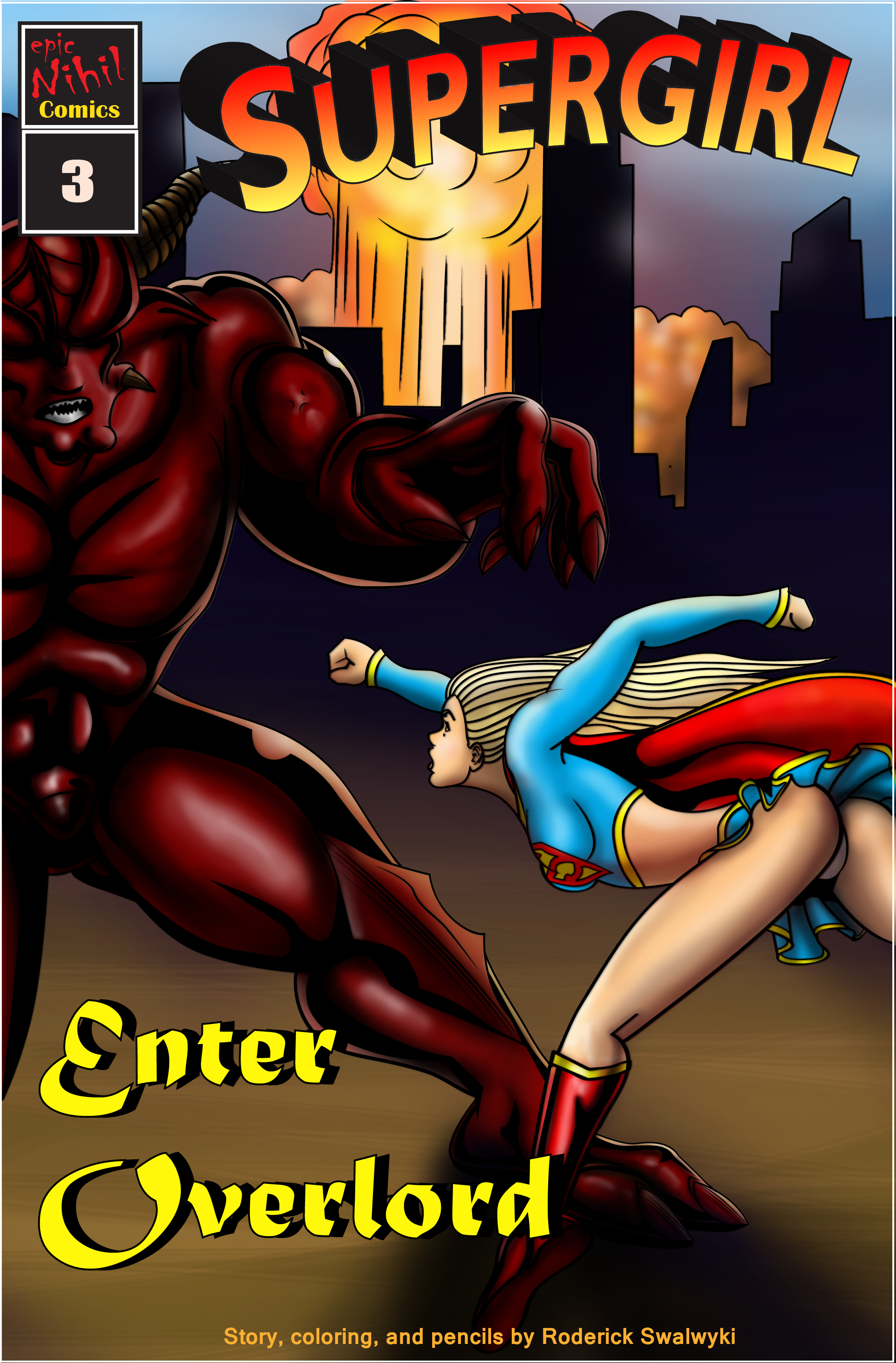 Supergirl Demonic Bloodsport 3 Porn Comic