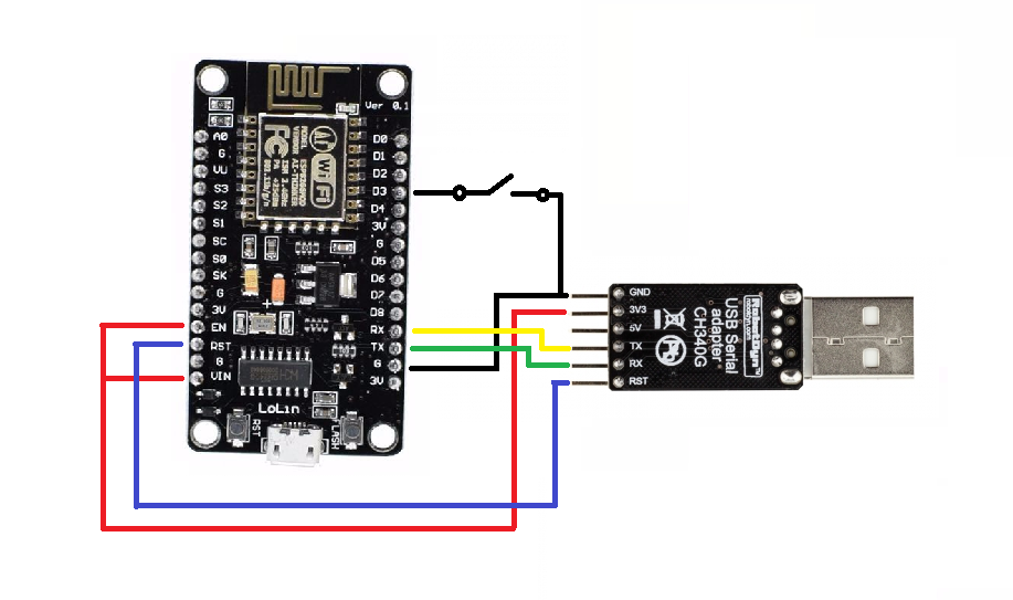 Nodemcu схема подключения