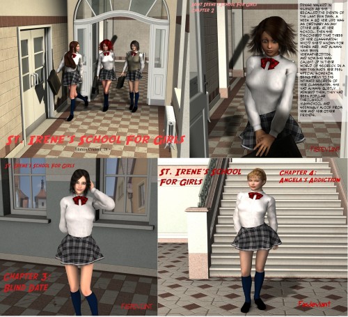 [Fasdeviant] St.Irene School for girls chapters 1 - 4 3D Porn Comic