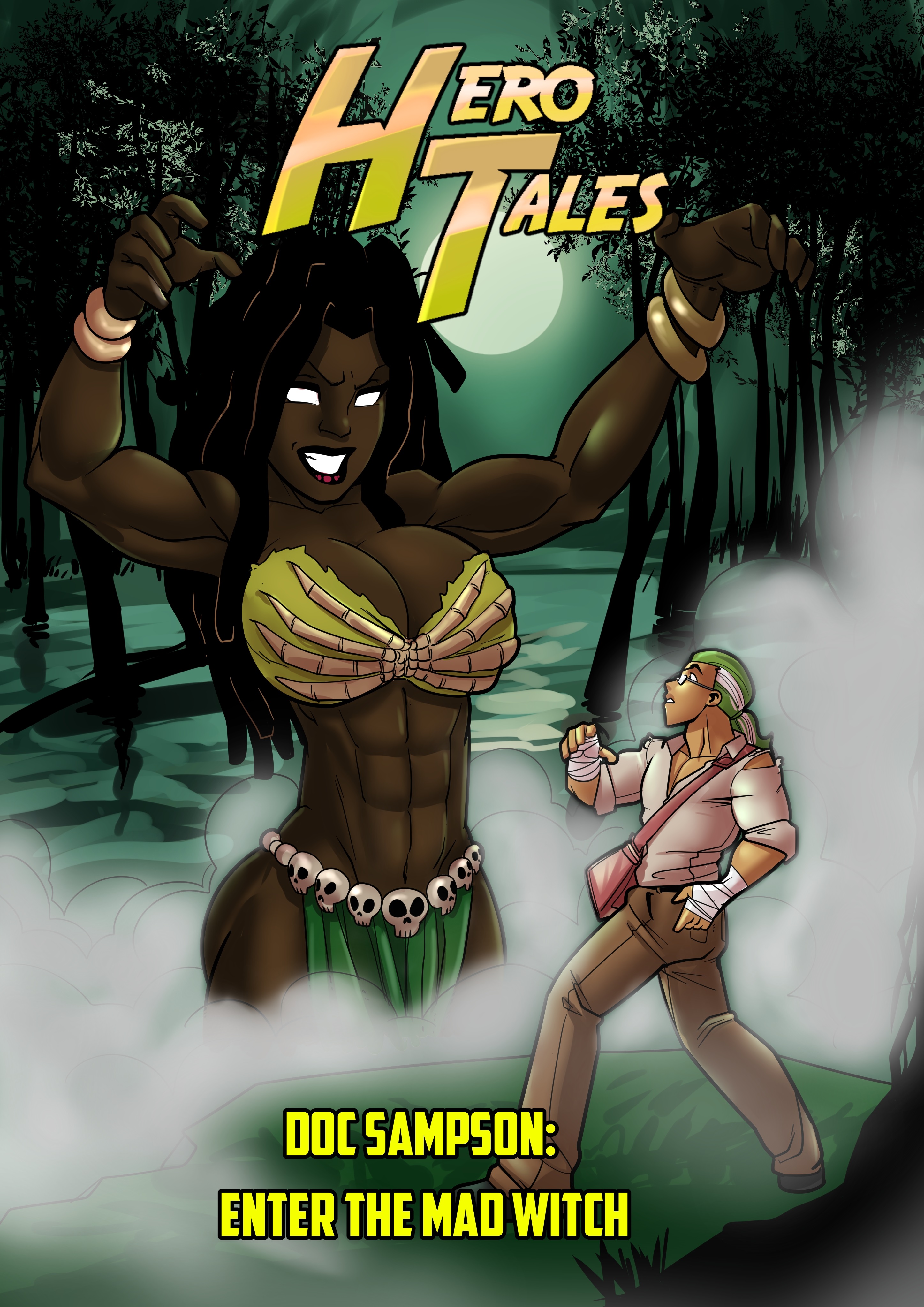 Ebony babe fucked by big white cock in Hero Tales Enter The Mad Witch Exclusive for Patreon Porn Comic