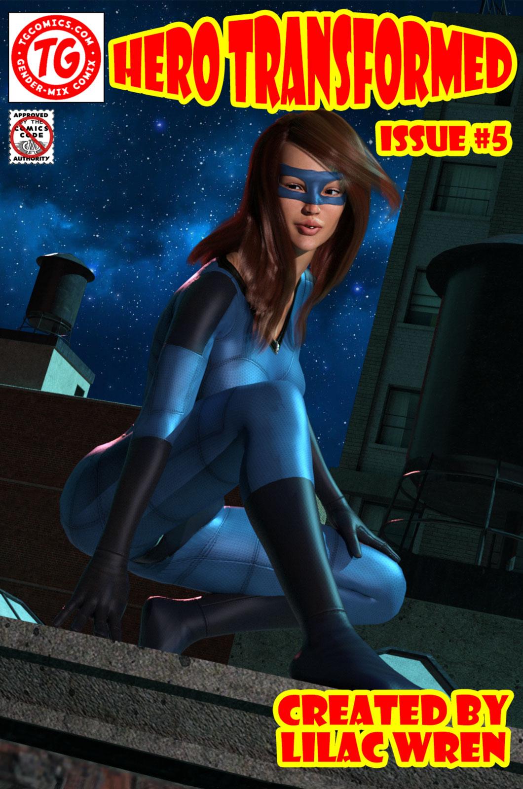 Lilac Wren - Hero Transformed – Issue 1-5 3D Porn Comic