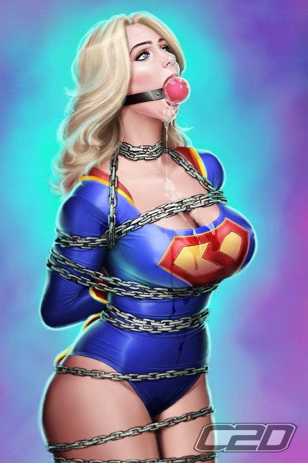 Tied Superheroines In Art Collection From Captive2d Porn Comics