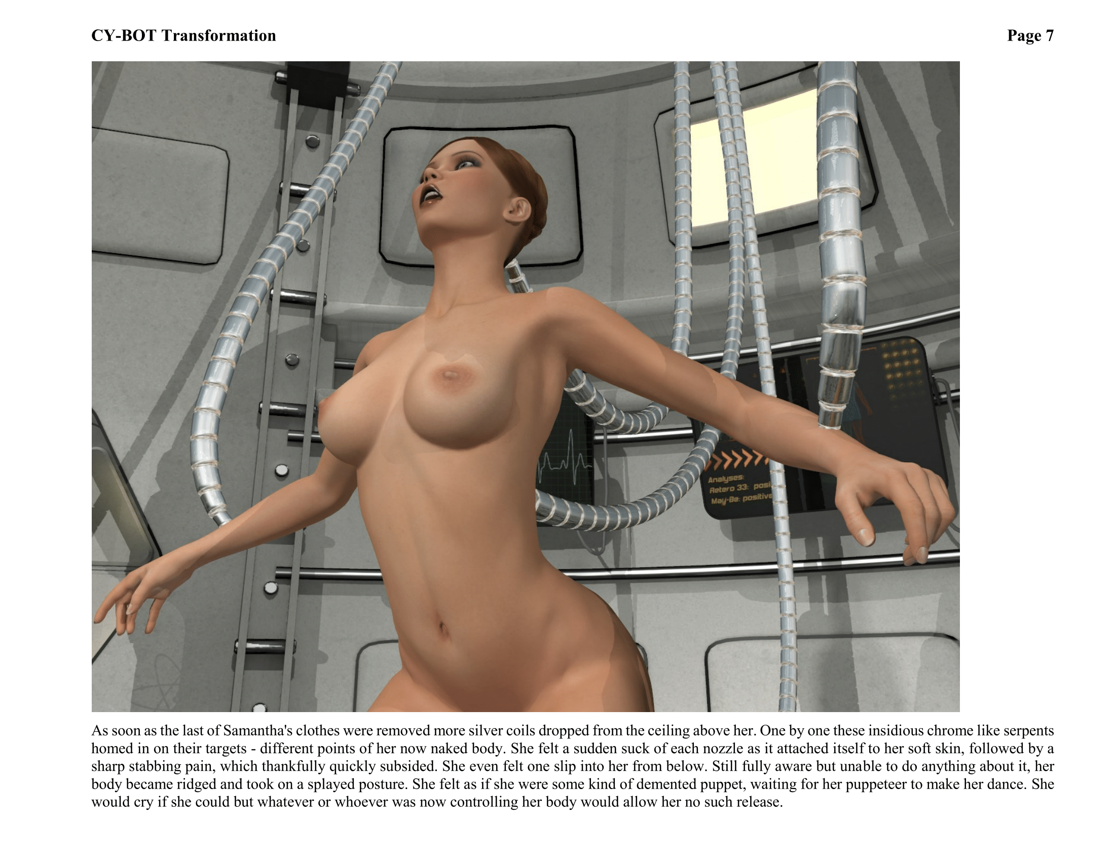 Telsis CYBOT Transformation 3D Porn Comic