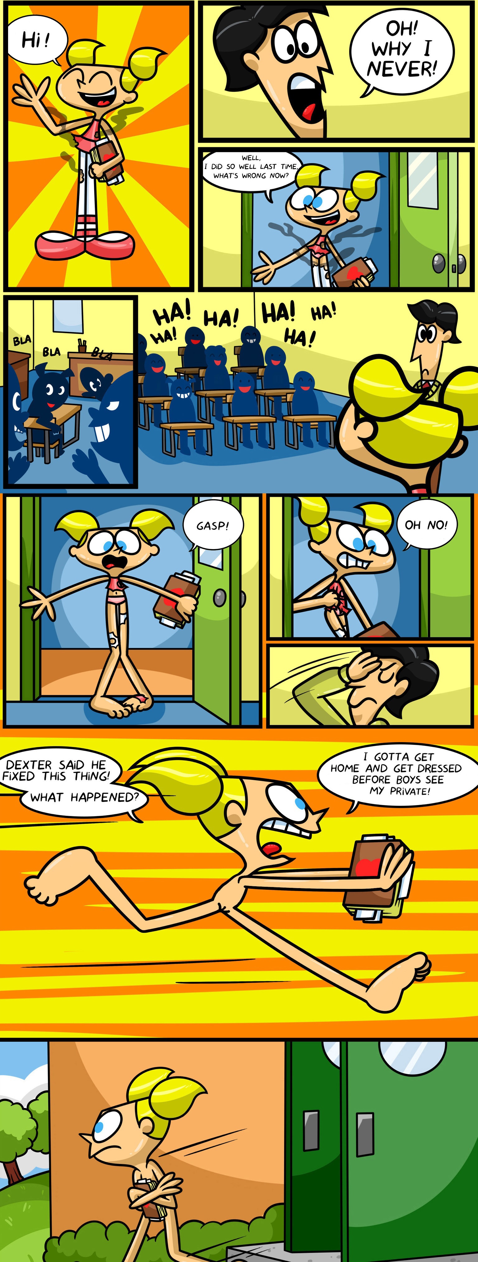 Xierra099 Dee Dees strips Dexters Laboratory Porn Comic