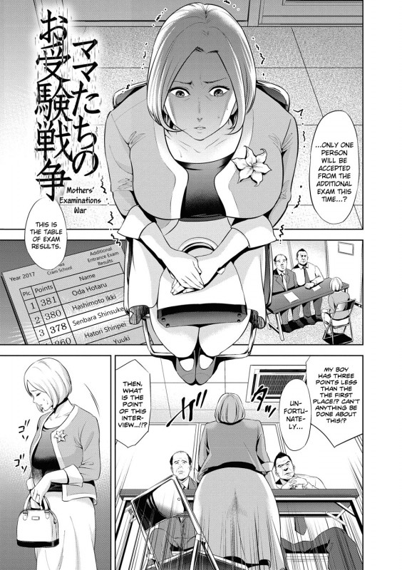 Natsu no Oyatsu - Mothers’ Examinations War (Chibo Soukan) Hentai Comic