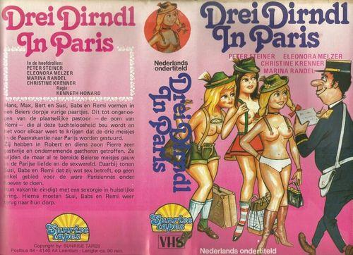 Drei Dirndl in Paris / Три девушки в Париже