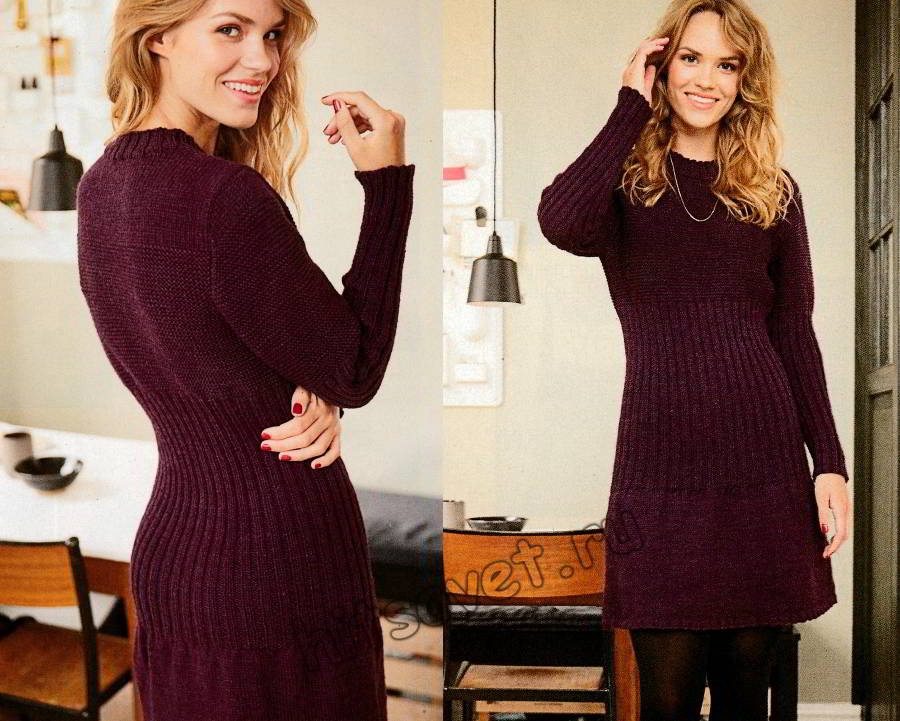 Вязание Спицами Платье Модели фото 14