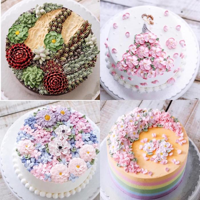 торт времена года